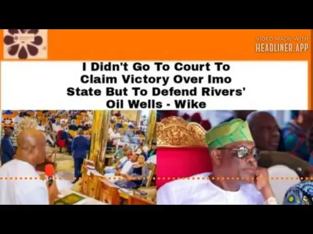 Video thumbnail for I Didn't Go To Court To Claim Victory Over Imo State But To Defend Rivers' Oil Wells - Wike
