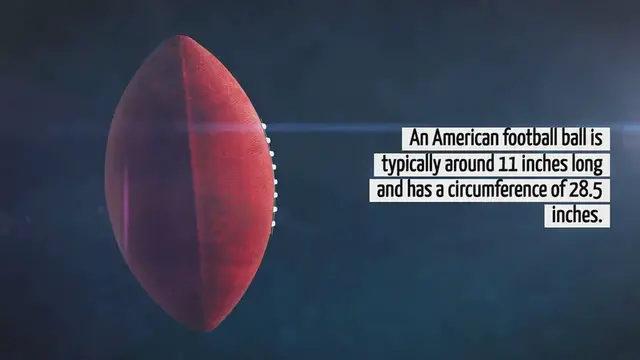 Video thumbnail for How Big Is An American Football Ball