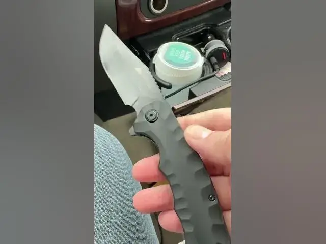 Video thumbnail for New Cheap “junk” Knife! #edc #knife