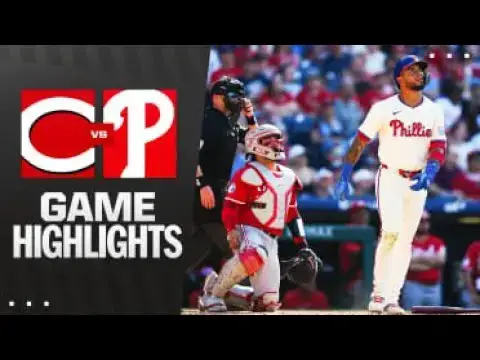 Video thumbnail for Cincinnati Reds at Philadelphia Phillies Full-Game Highlights! | 07/05/2025