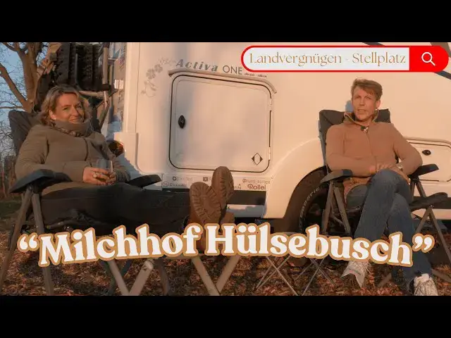 'Video thumbnail for Landvergnügen Stellplatz: Milchhof Hülsebusch! Gastfreundschaft, Idylle und Milchkühe hautnah!'