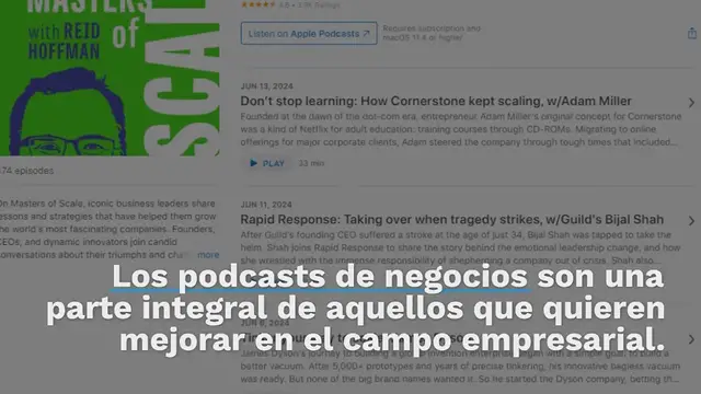Video thumbnail for 10 Mejores Podcasts de Negocios para Escuchar en 2024