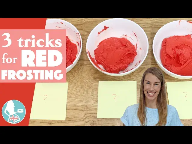 Video thumbnail for How to Make RED FROSTING