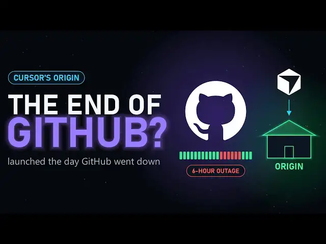 Video thumbnail for Cursor's Origin: The End of GitHub?