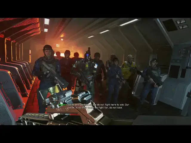 Video thumbnail for Call of Duty: Infinite Warfare - Blood Storm: Boost Rig Transport, Reyes Speech, Shipyard Landing