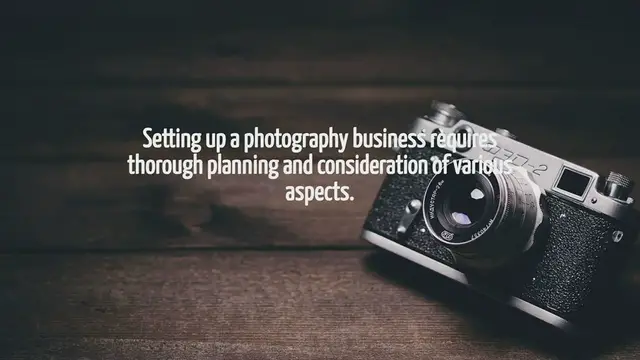 Video thumbnail for How To Set Up A Photography Business