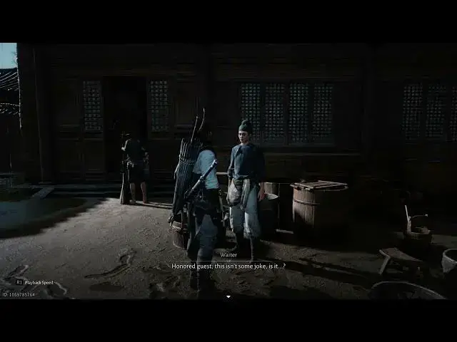 Video thumbnail for Where Winds Meet - The Savior In Disguise: Main South Gate Stone: Return To The Inn | Talk To Waiter