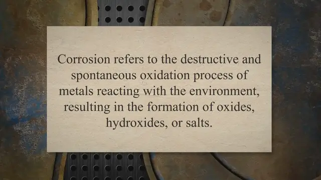 Video thumbnail for Corrosion concept questions and answers