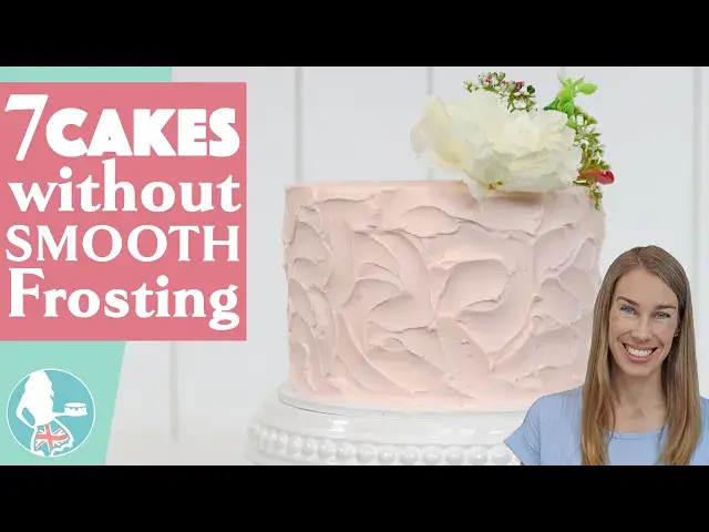 'Video thumbnail for 7 Ways to Decorate Cakes WITHOUT Smooth Frosting'