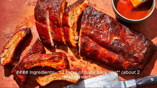 Video thumbnail for ribs recipe