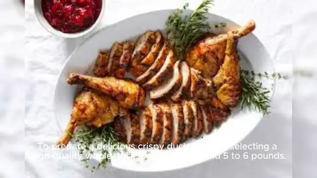 Video thumbnail for Crispy Duck Recipe