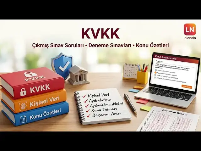 Video thumbnail for Banka Unvan Sınavı KVKK Testi