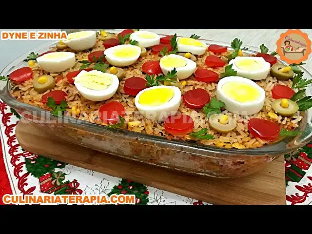 Video thumbnail for 🎄ARROZ DE FESTA NO FORNO PARA O NATAL! RECEITA DE ARROZ DE FORNO PARA FESTA FÁCIL E RÁPIDO!