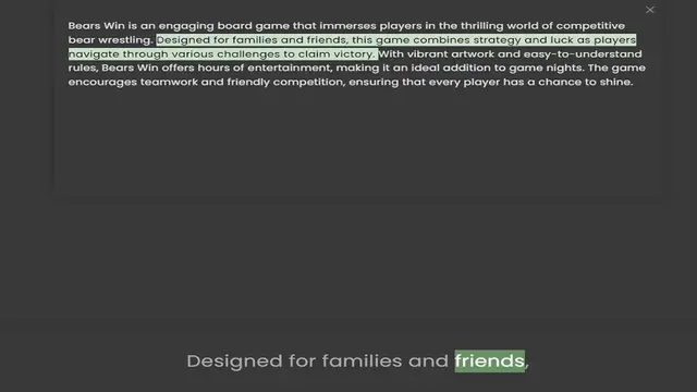 Video thumbnail for bear wrestling. Designed for families and friends, this game combines strategy and luck as players navigate through various challenges to claim victory. With vibrant artwork and easy-to-understand rules, Bears Win offers hours of entertai