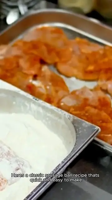 Video thumbnail for sausage ball recipe