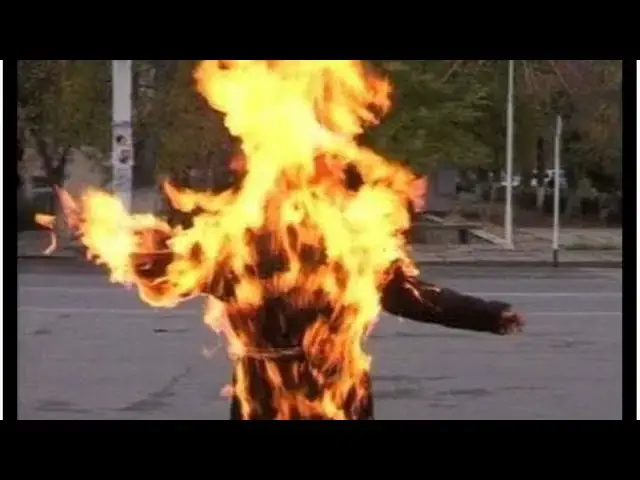 Video thumbnail for burned alive OMG because of lamprajia !