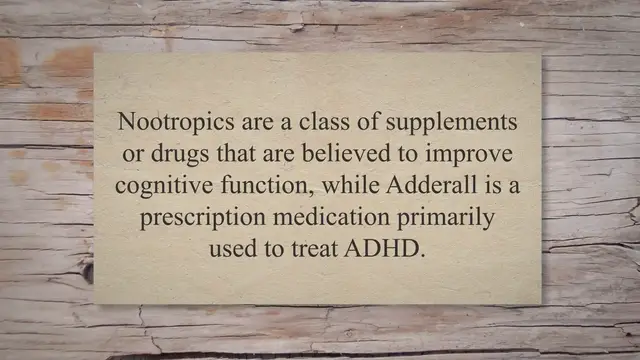 Video thumbnail for Navigating the World of Cognitive Enhancers: Understanding the Differences and Risks Between Nootropics and Adderall