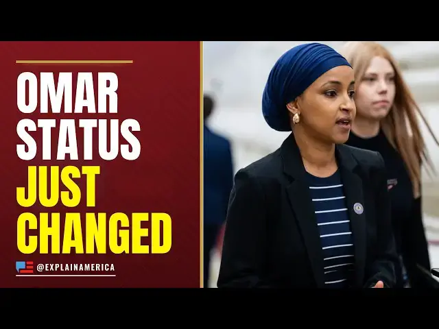 Video thumbnail for CITIZENSHIP STRIPPED - ICE Confirms Nightmare For Ilhan Omar
