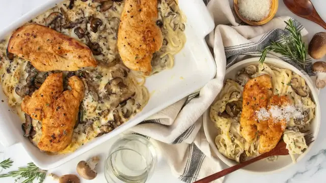 Video thumbnail for Elevated Chicken Tetrazzini Recipe