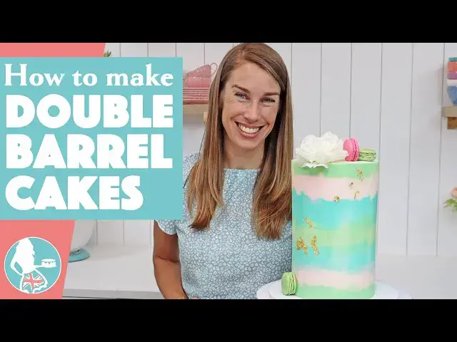 Video thumbnail for EXTRA TALL Double Barrel Cake Tutorial