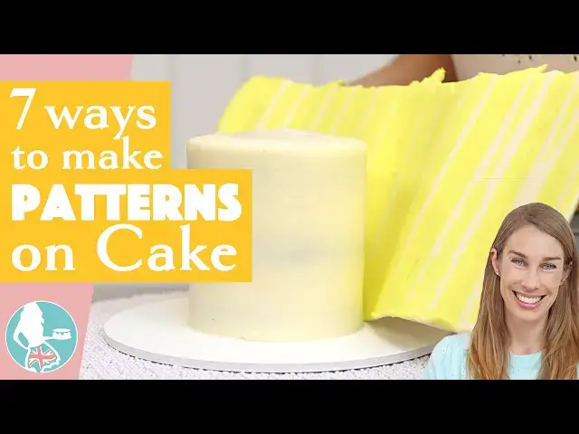 'Video thumbnail for 7 Ways to Make Patterns on Cakes British Girl Bakes'