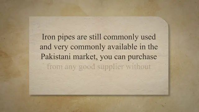 'Video thumbnail for Iron and Steel Water Pipe Price in Pakistan July 2023'