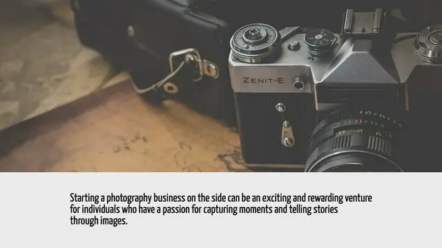Video thumbnail for How To Start A Photography Business On The Side