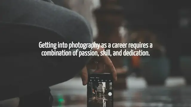 'Video thumbnail for How To Get Into Photography As A Career'