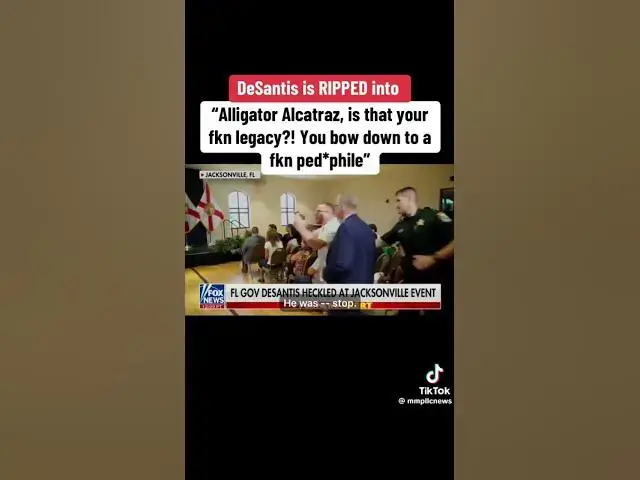 Video thumbnail for Ron DeSantis gets called out for supporting  Trump #trump #shortsfeed #shortsviral #shorts