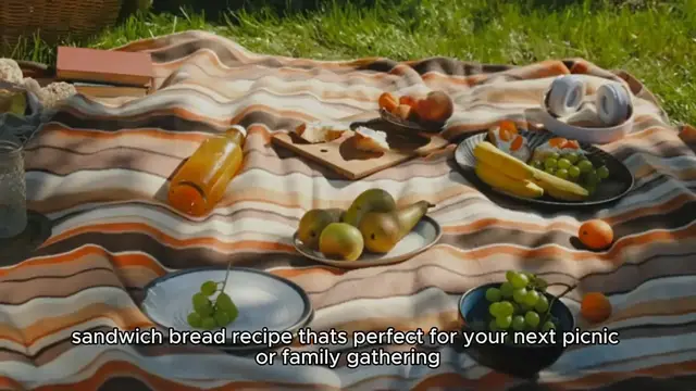 Video thumbnail for Sandwich Bread Recipe