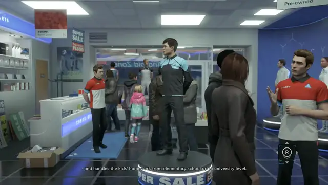 Video thumbnail for Detroit: Become Human - Cyberlife Inc. Todd Williams Picks Up Kara | Formal Intro Credits Cutscene