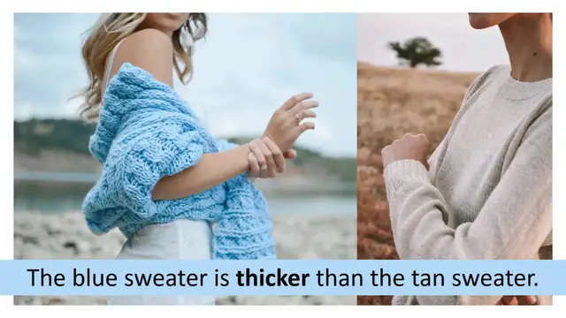 Video thumbnail for THICK and THIN comparative and superlative in Natural American English