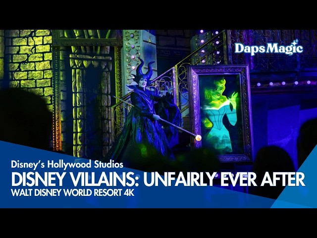 Video thumbnail for Disney Villains: Unfairly Ever After | Disney's Hollywood Studios | Walt Disney World Resort 4K 🍎😈