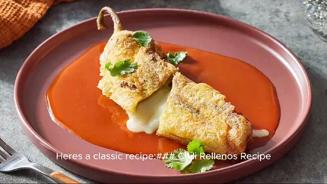 Video thumbnail for chili relleno recipe