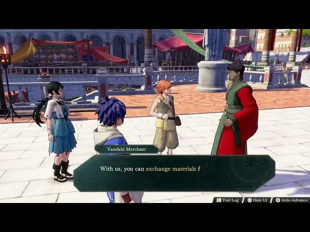 Video thumbnail for Fire Emblem: Fortune's Weave - Part 1 Cai's Path Chapter 4: Cai Meets Vandahl Trading Co Merchant