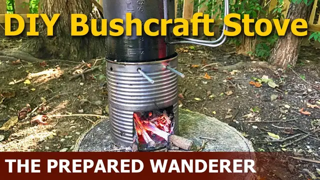 Video thumbnail for DIY Bushcraft Stove | Make a Stove with a Soup Can!