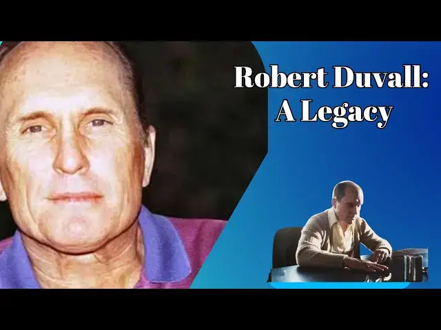 Video thumbnail for Robert Duvall:A Legacy Etched in Cinema History