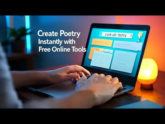 'Video thumbnail for Create Poetry Instantly with Free Online Tools'