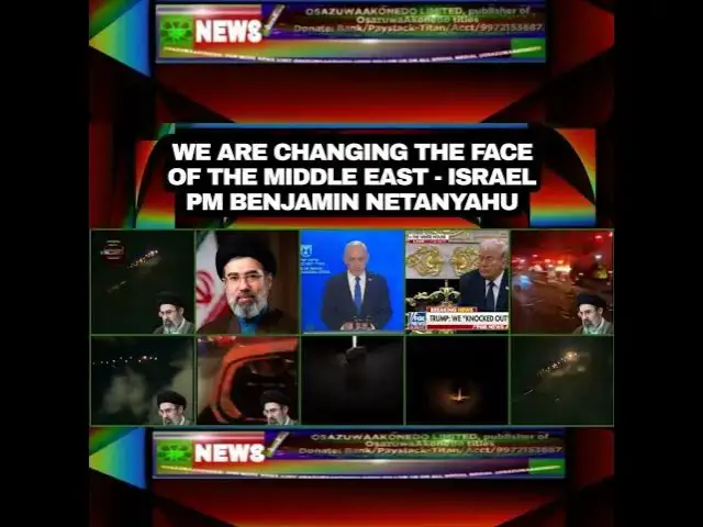 Video thumbnail for We Are Changing The Face Of The Middle East – Israel PM Benjamin Netanyahu