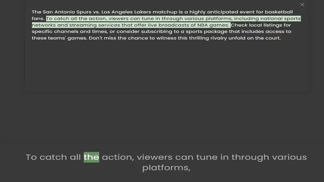 Video thumbnail for fans. To catch all the action, viewers can tune in through various platforms, including national sports networks and streaming services that offer live broadcasts of NBA games. Check local listings for specific channels and times, or cons
