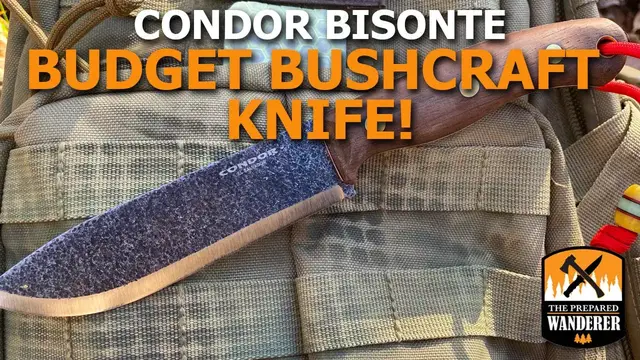 'Video thumbnail for Condor Bisonte Budget Bushcraft Knife Review'