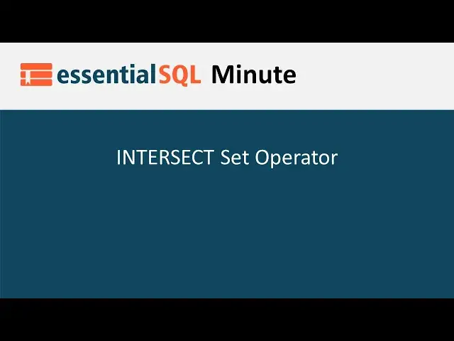 'Video thumbnail for | Essential SQL'
