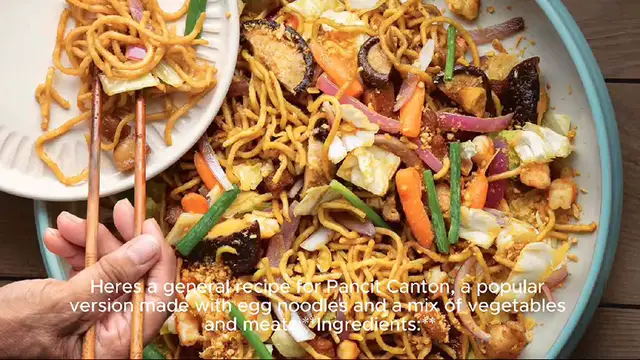 Video thumbnail for pancit recipe