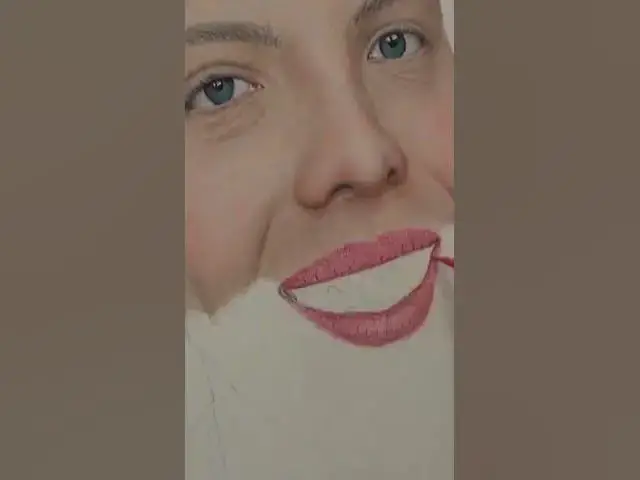 Video thumbnail for Realistic Self Portrait Drawing #shorts