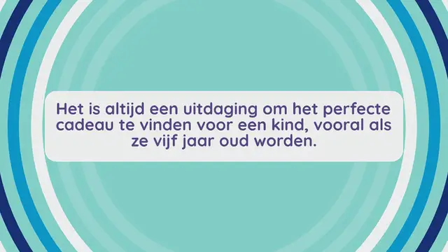 Video thumbnail for Origineel cadeau kind 5 jaar – een blog met tips