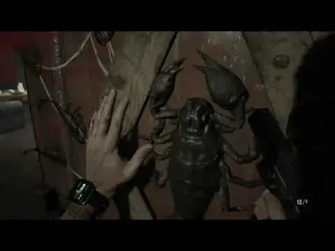 Video thumbnail for Resident Evil 7 - Main Hall: Eveline Sings, Use Red Dog's Head To open Front Door Head Outside PS4