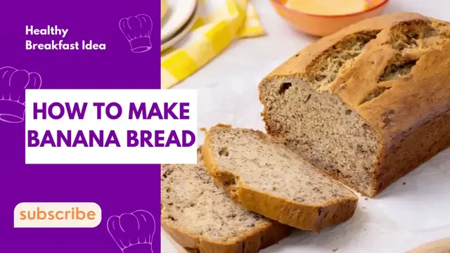 Video thumbnail for Moist Banana Bread Recipe | Easy & Homemade Banana Bread