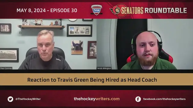 Video thumbnail for Senators - Reaction to the Hiring of Travis Green as Head Coach