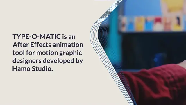 Video thumbnail for Type-O-Matic: A Free Text Animation Tool For After Effects