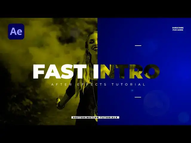 'Video thumbnail for FAST and DYNAMIC Intro After Effects Tutorial'